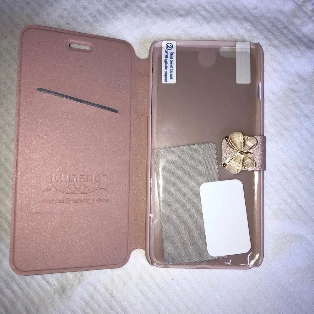 Rose iPhone 7 Plus decorative cover with screen cover‎ kit